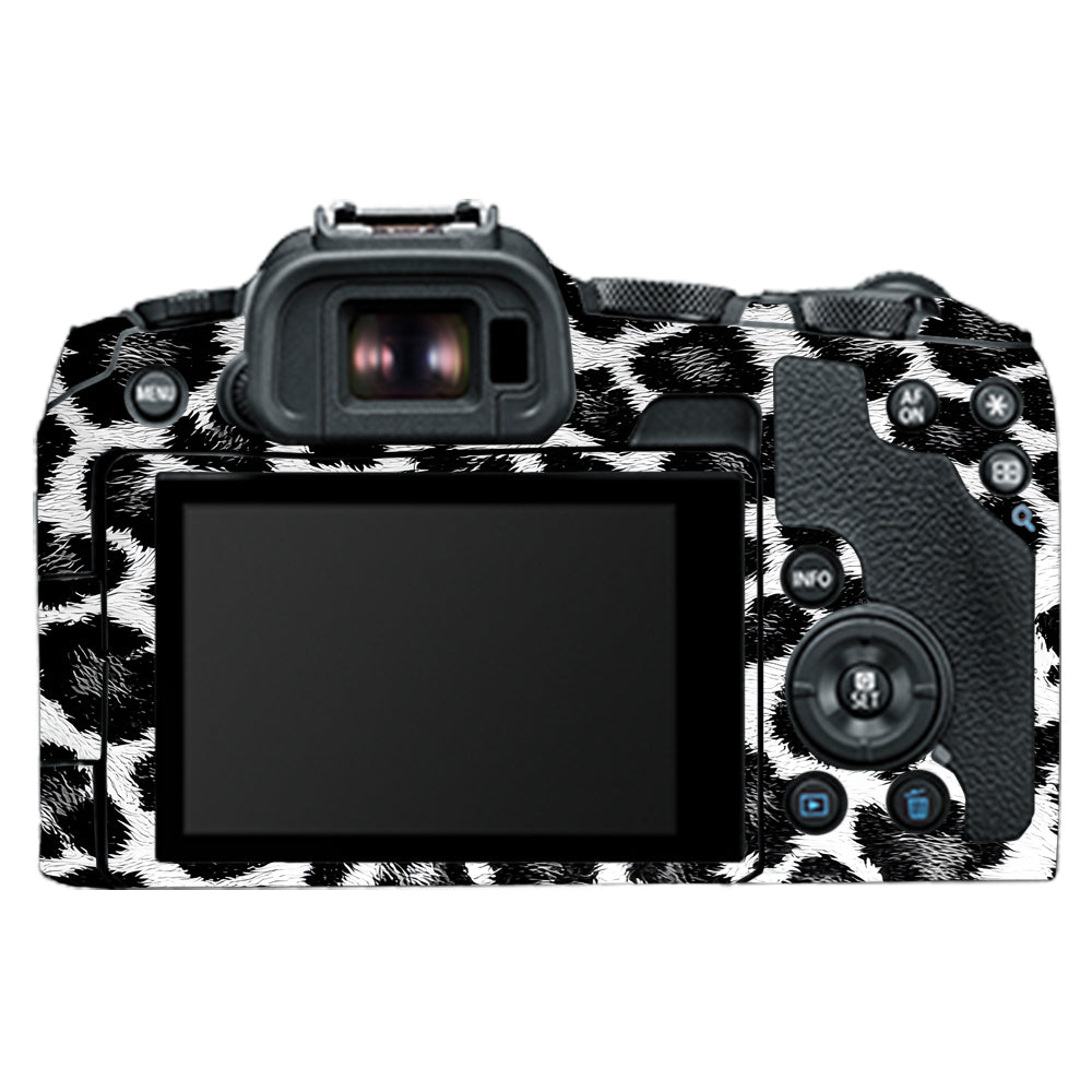 Snow Leopard Spots Canon EOS R8 Camera Skins