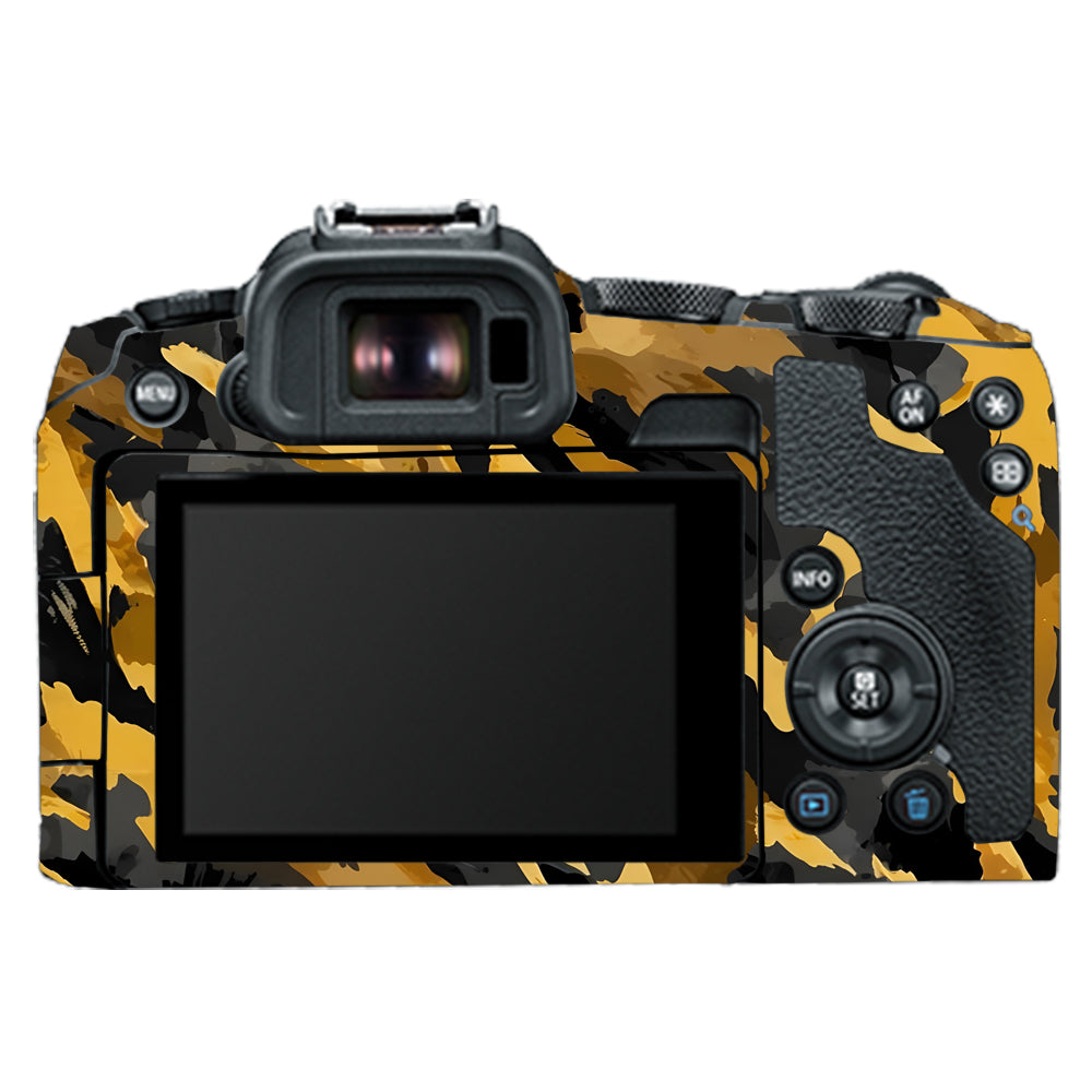 Camo Tiger Blend Canon EOS R8 Camera Skins