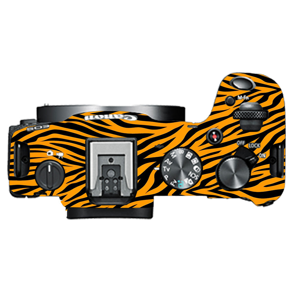 Zebra Gold Pattern Canon EOS R8 Camera Skins
