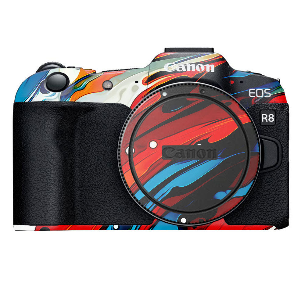 Fire & Ice Flow Canon EOS R8 Camera Skin