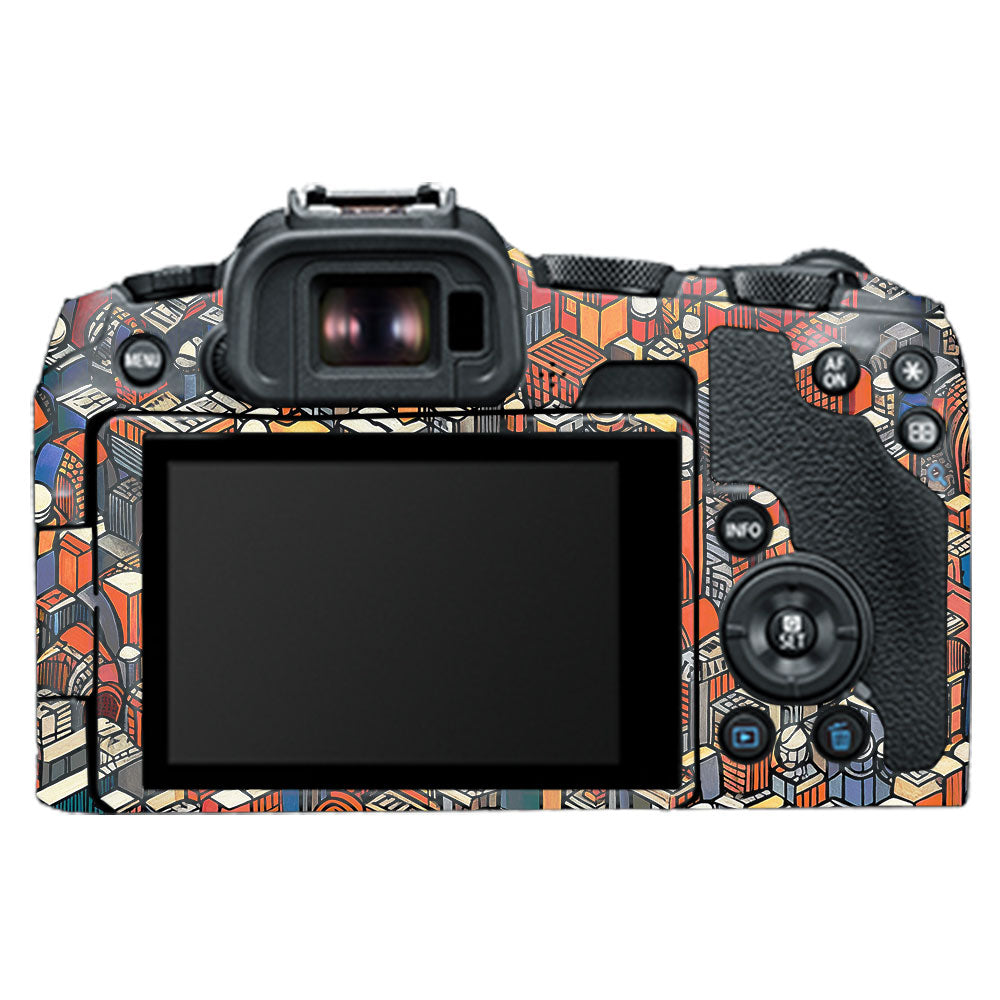 Isometric Cityscape Canon EOS R8 Camera Skin