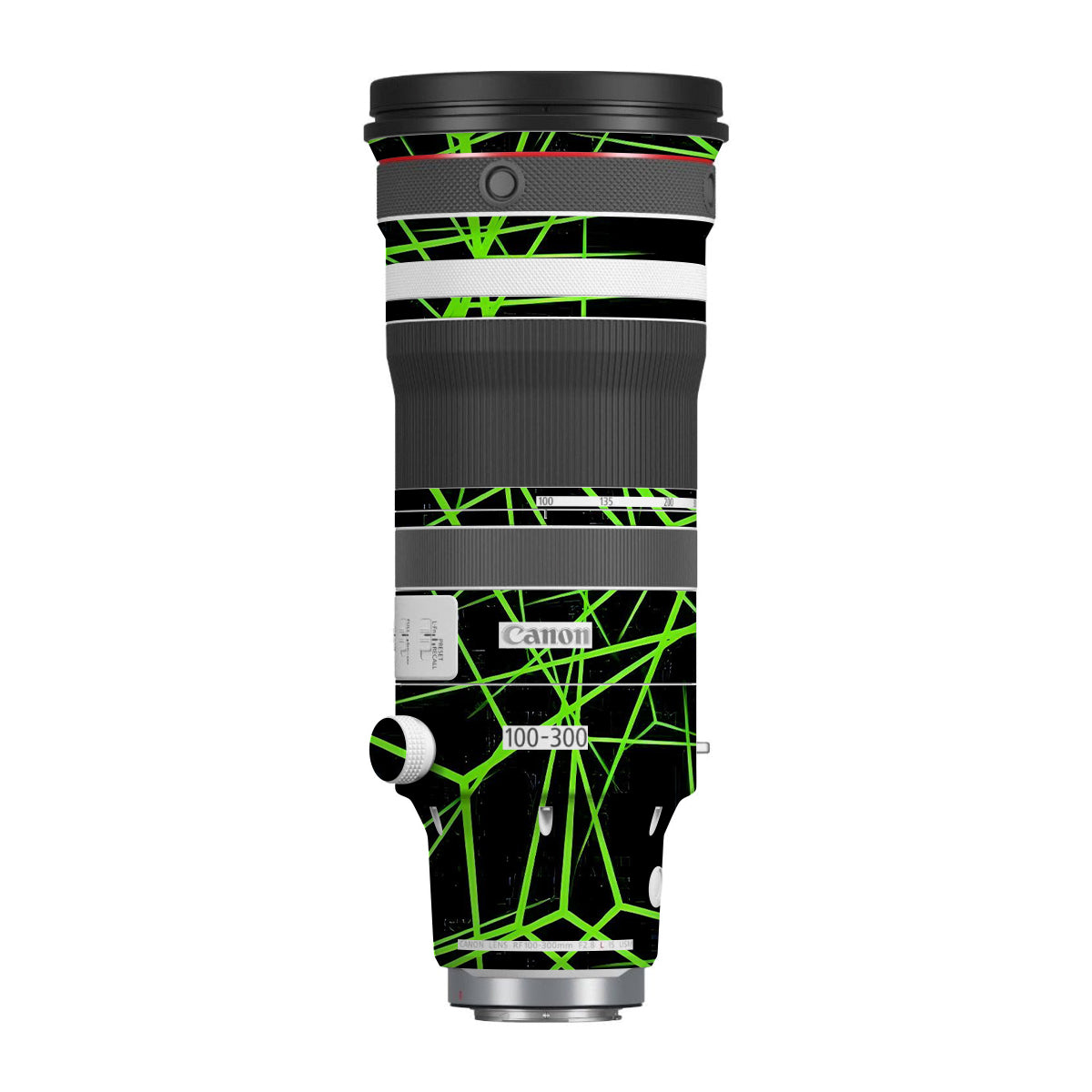 Neon Grid Canon RF 100-300mm F/2.8 L IS USM Camera Lens Skin