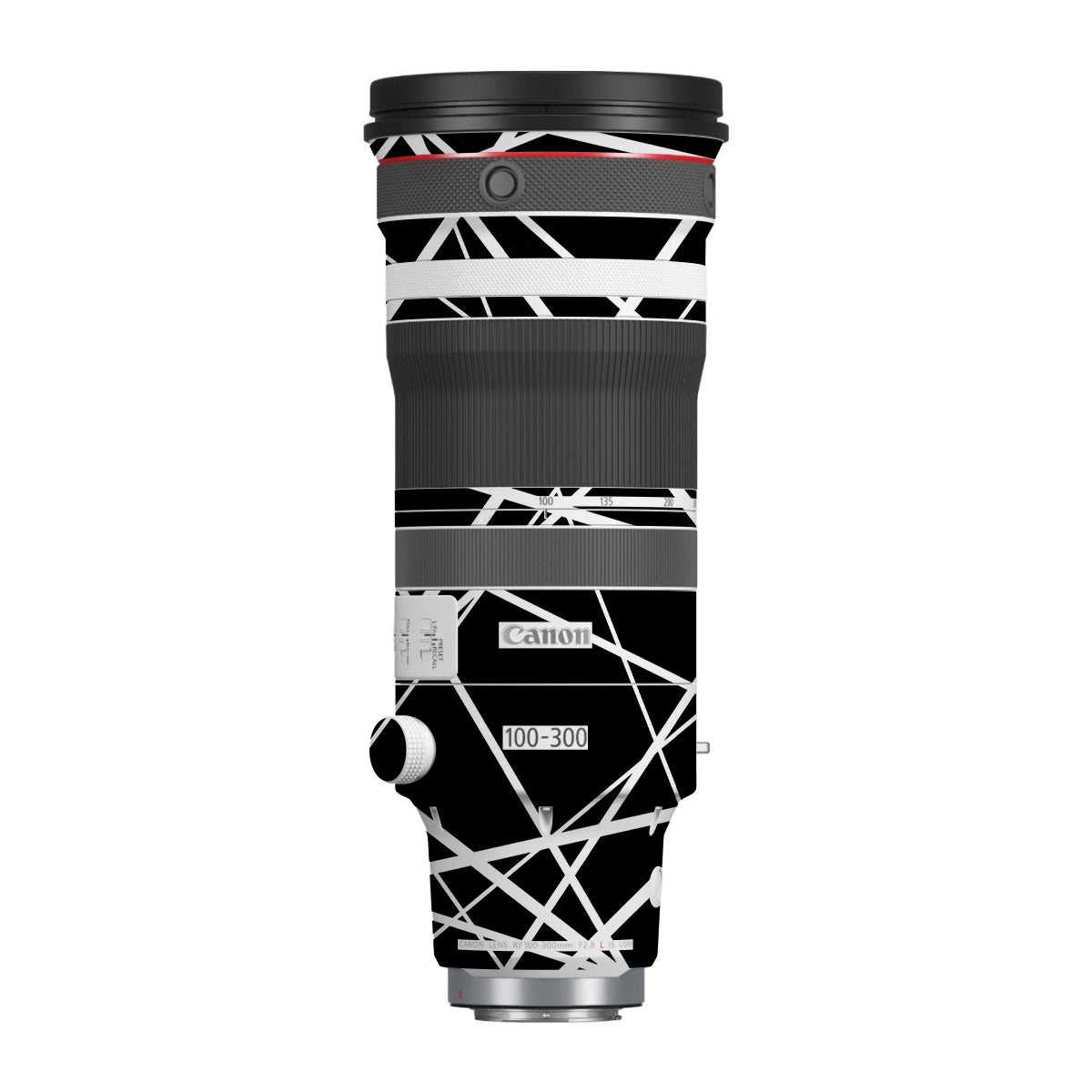 Mono Grid Canon RF 100-300mm F/2.8 L IS USM Camera Lens Skin