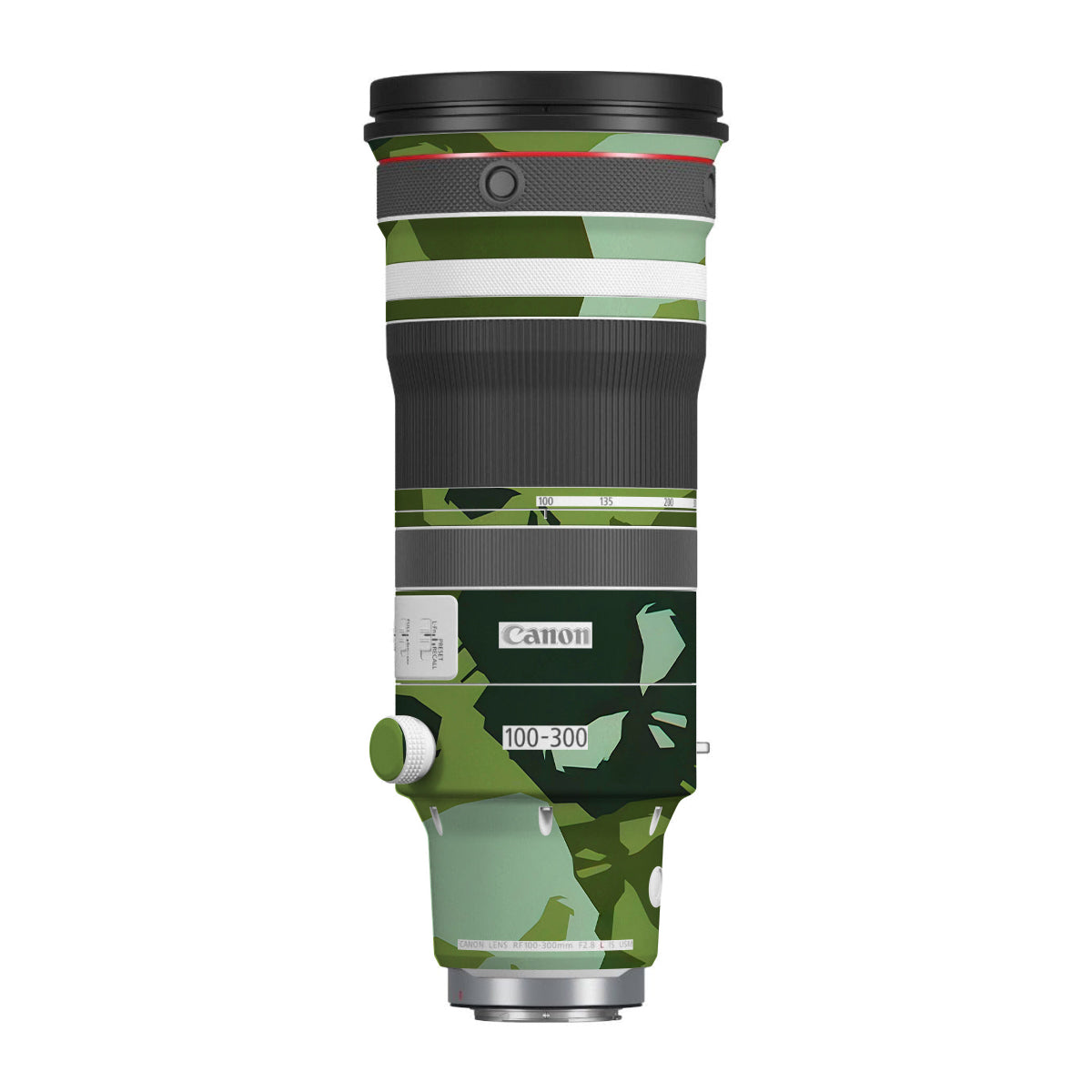 Tropic Camo Canon RF 100-300mm F/2.8 L IS USM Camera Lens Skin