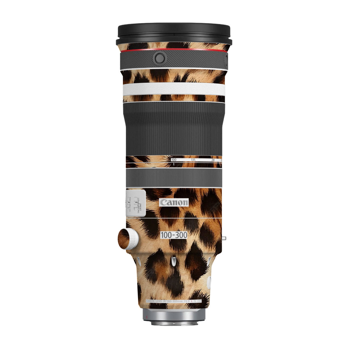 Classic Leopard Spots Canon RF 100-300mm F/2.8 L IS USM Camera Lens Skin