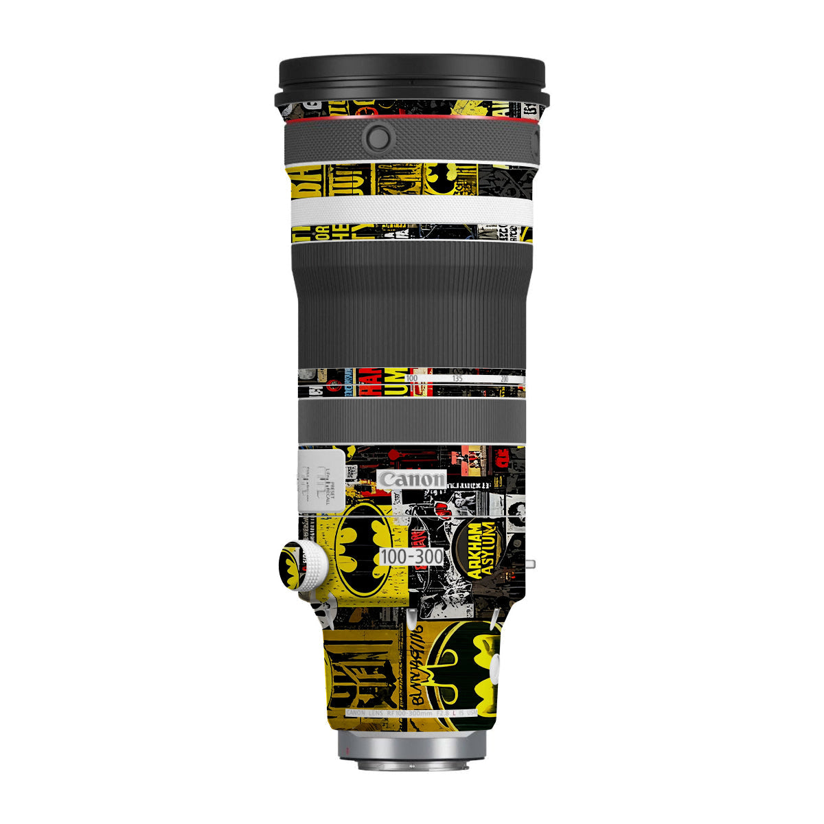 Batman Collage Canon RF 100-300mm F/2.8 L IS USM Camera Lens Skin