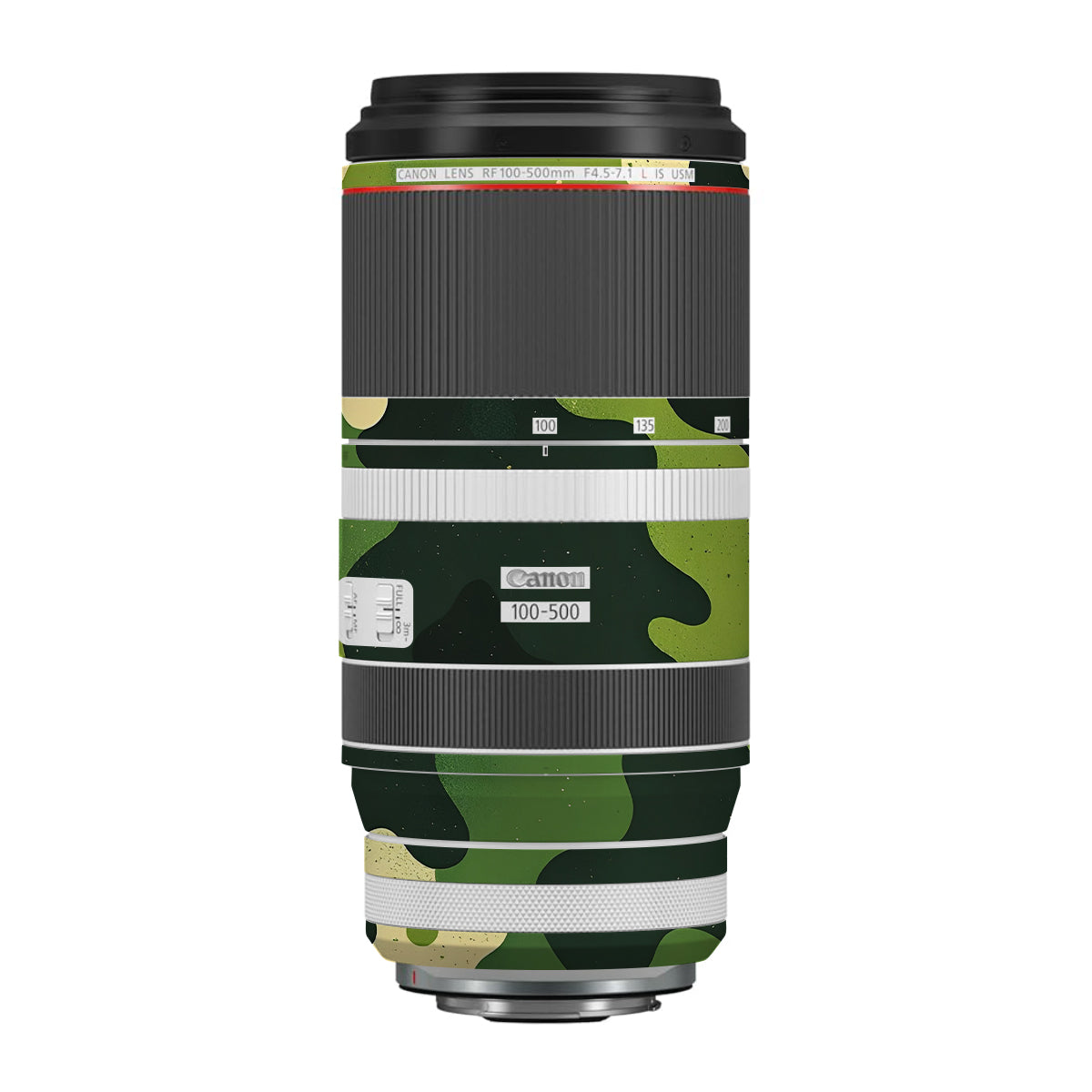 Camouflage Pattern Canon RF 100-500mm F4.5-7.1 L IS USM Camera Lens Skin