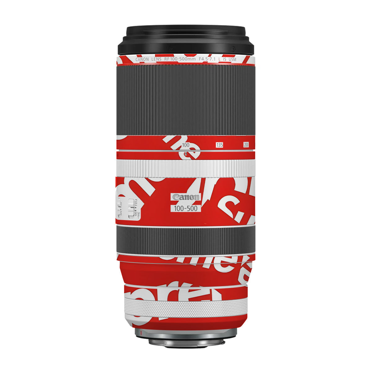 Supreme Red Canon RF 100-500mm F4.5-7.1 L IS USM Camera Lens Skin
