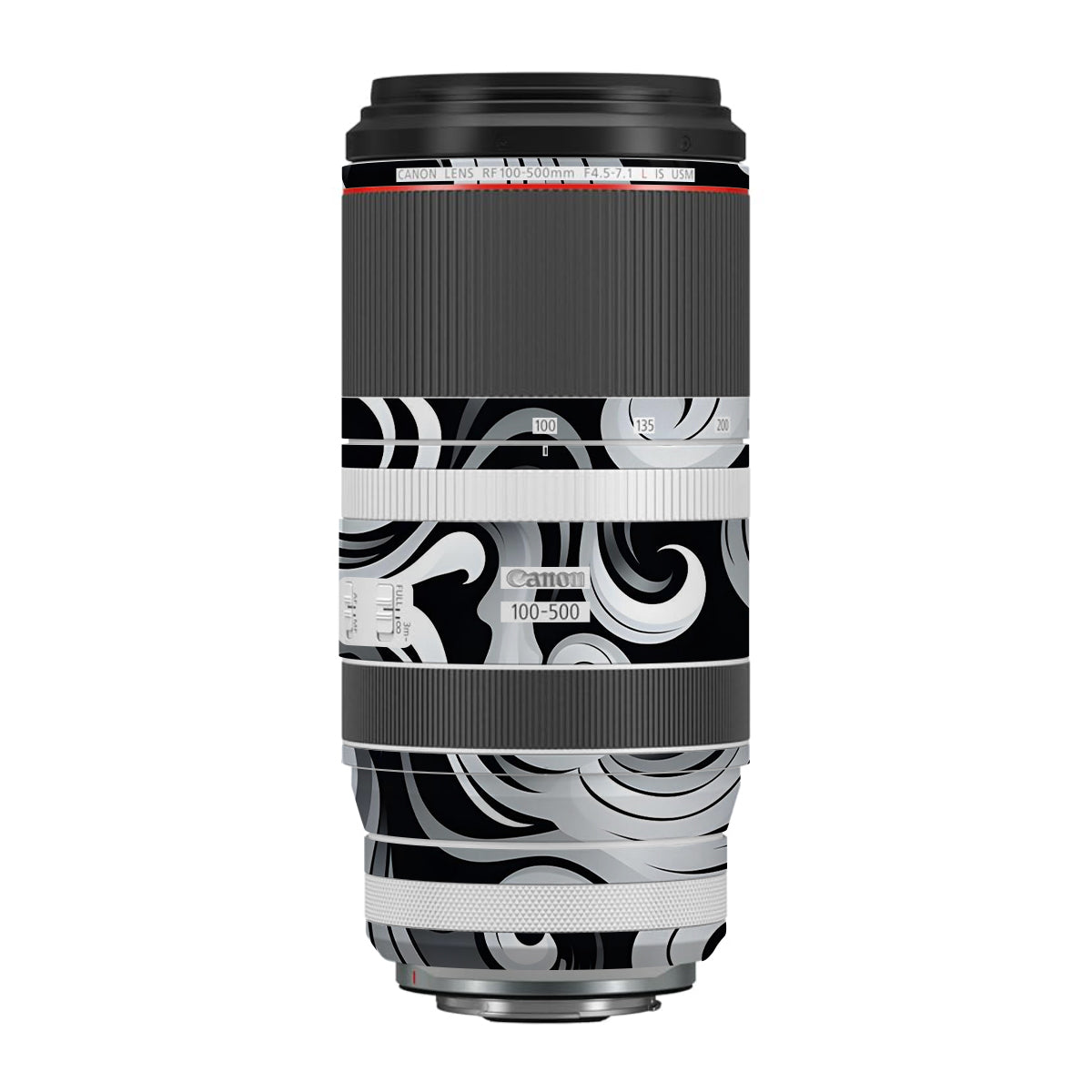 Smoke Swirl Canon RF 100-500mm F4.5-7.1 L IS USM Camera Lens Skin