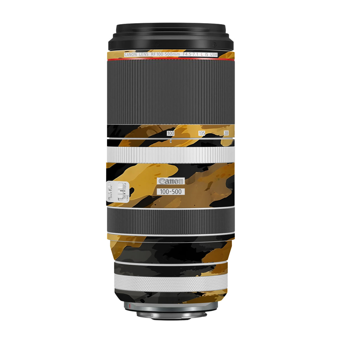 Camo Tiger Blend Canon RF 100-500mm F4.5-7.1 L IS USM Camera Lens Skin