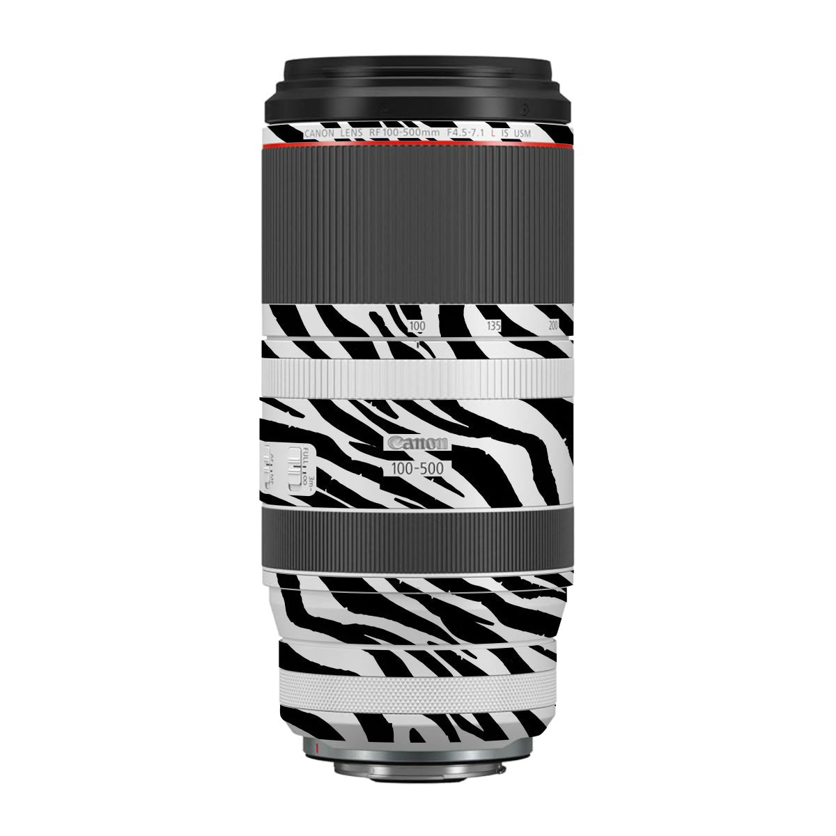 Classic Zebra Stripes Canon RF 100-500mm F4.5-7.1 L IS USM Camera Lens Skin