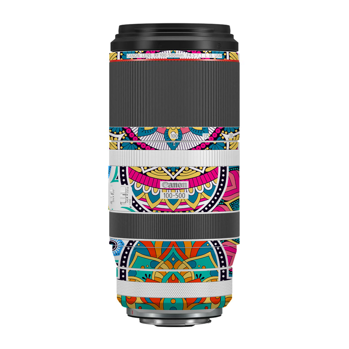 Boho Mandala Tile Pattern Canon RF 100-500mm F4.5-7.1 L IS USM Camera Lens Skin