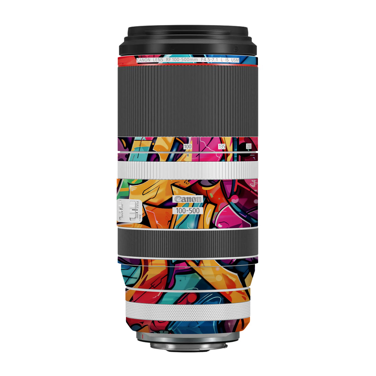 Urban Graffiti Explosion Canon RF 100-500mm F4.5-7.1 L IS USM Camera Lens Skin
