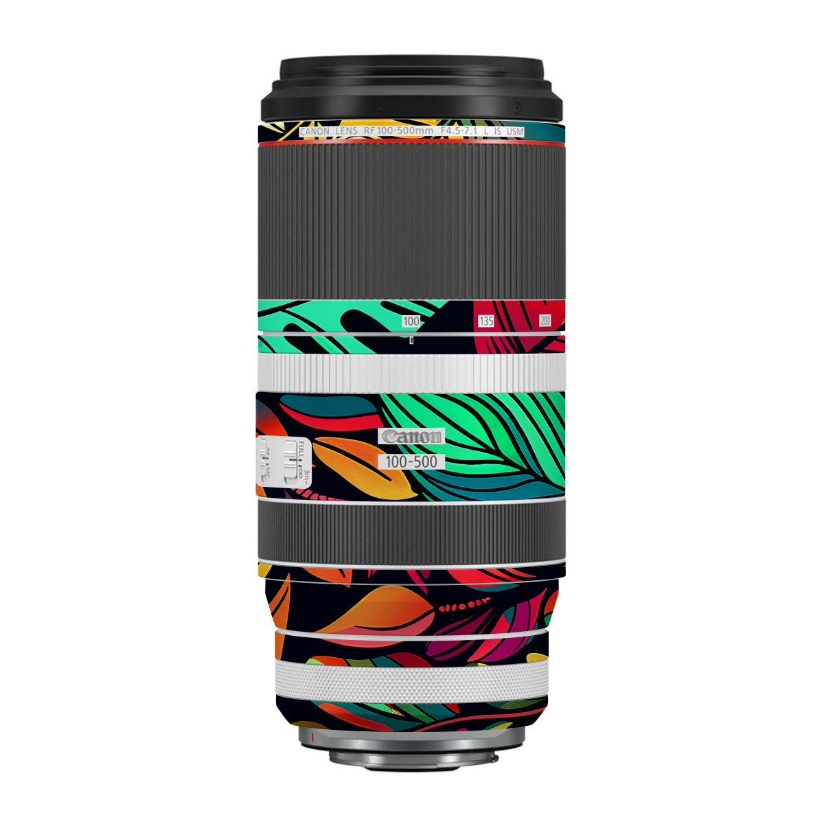 Tropical Jungle Leaves Canon RF 100-500mm F4.5-7.1 L IS USM Camera Lens Skin