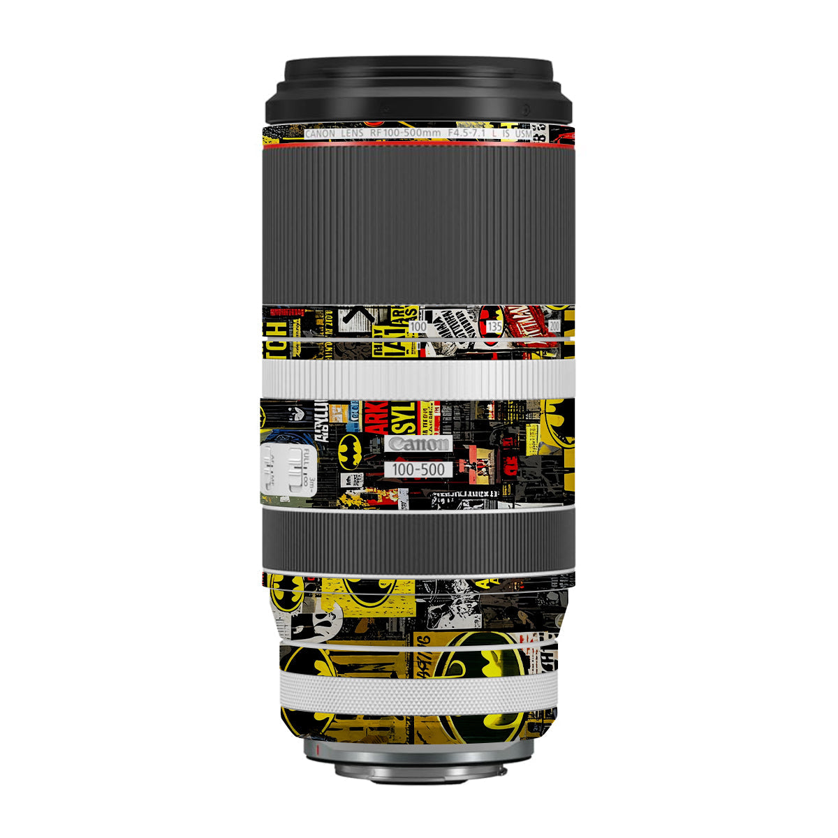 Batman Collage Canon RF 100-500mm F4.5-7.1 L IS USM Camera Lens Skin