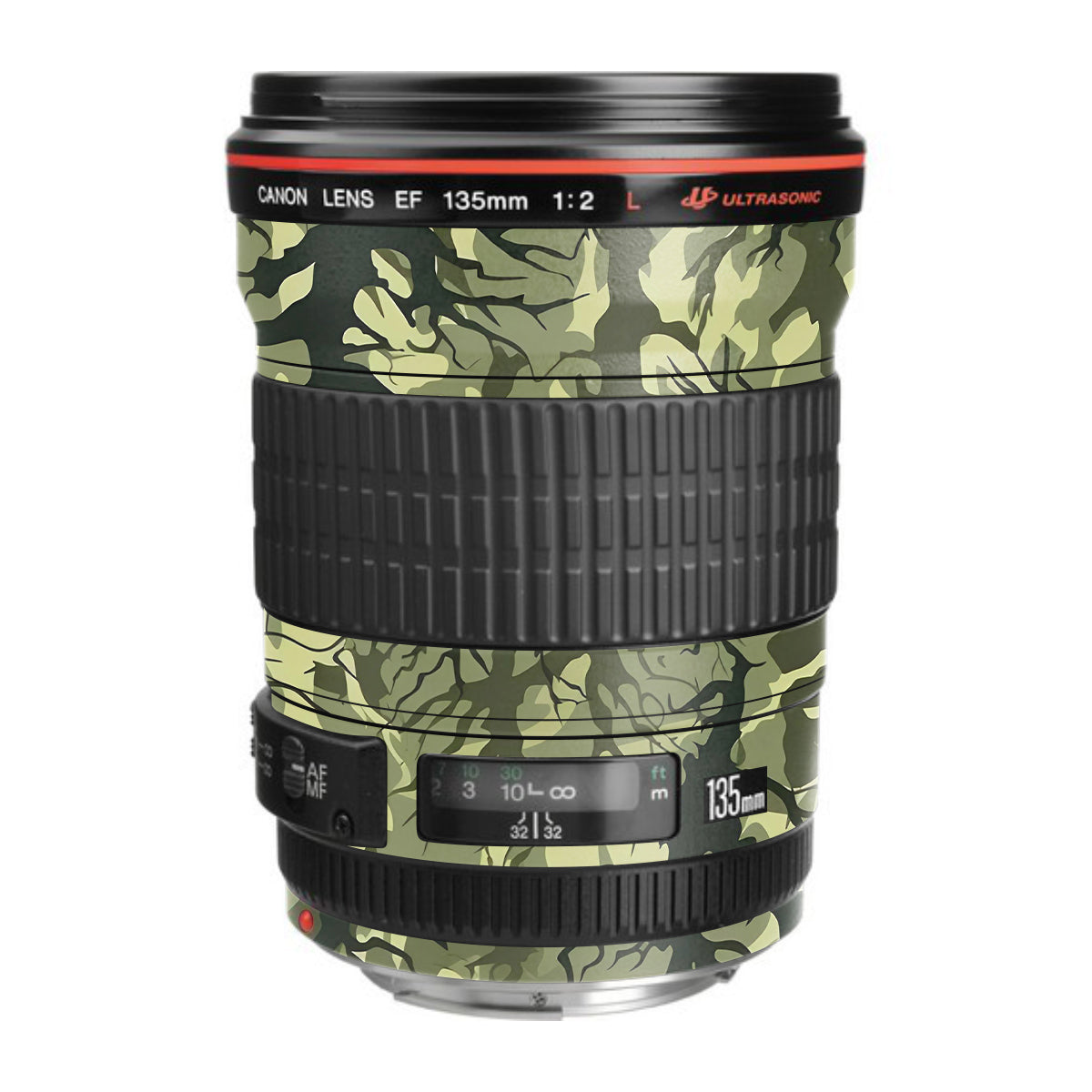 Green Tangled Vines Canon EF 135mm F/2L USM Camera Lens Skin