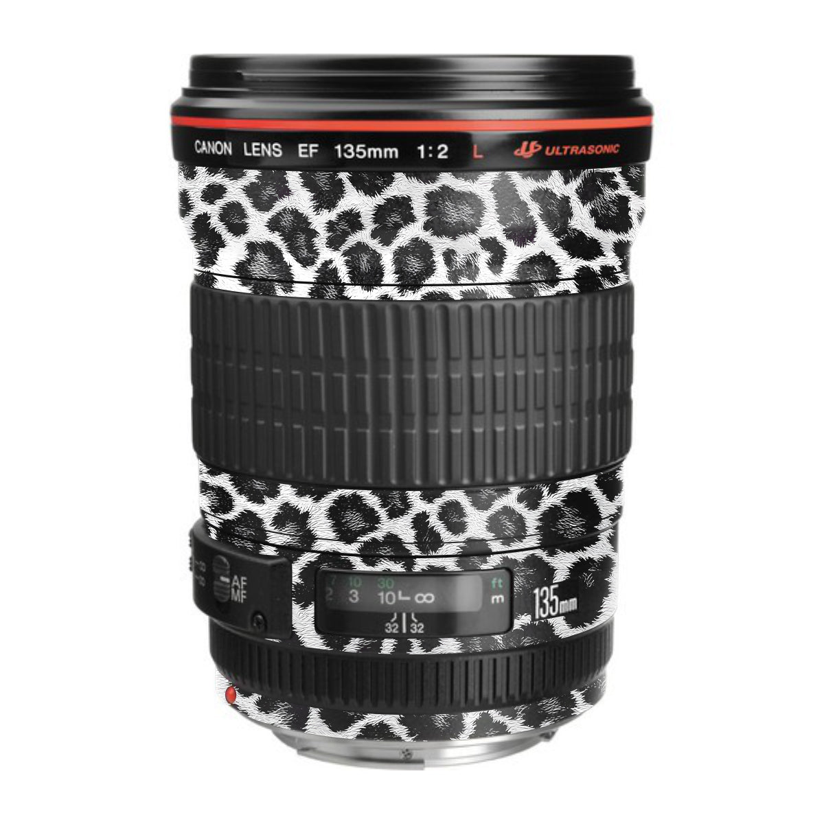 Snow Leopard Spots Canon EF 135mm F/2L USM Camera Lens Skin