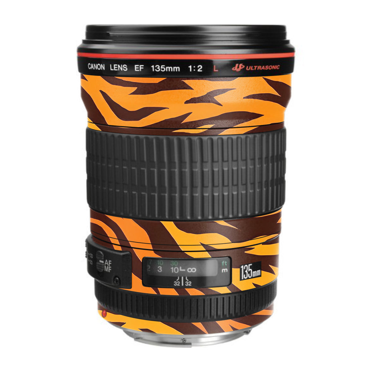 Wild Tiger Stripes Canon EF 135mm F/2L USM Camera Lens Skin