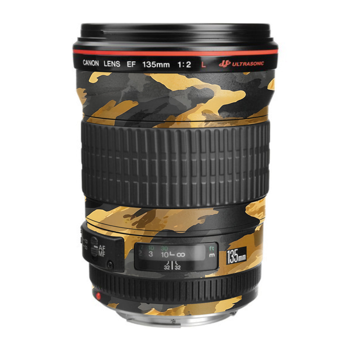 Camo Tiger Blend Canon EF 135mm F/2L USM Camera Lens Skin
