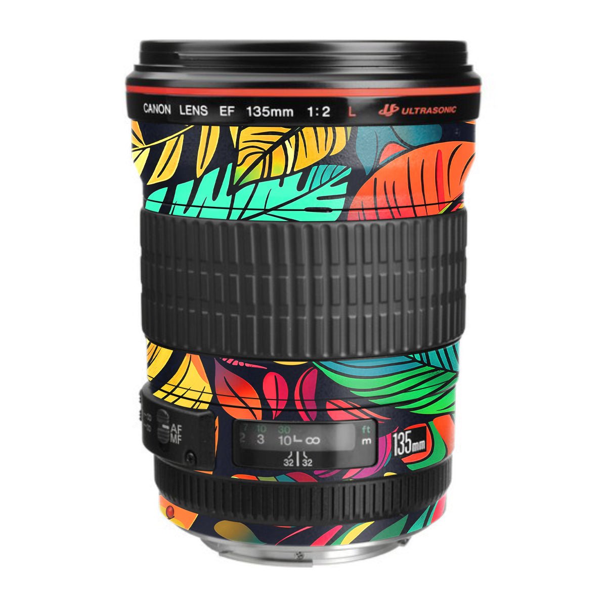 Tropical Jungle Leaves Canon EF 135mm F/2L USM Camera Lens Skin