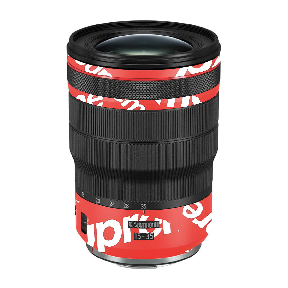 Supreme Red Canon RF 15-35mm F/2.8L USM Camera Lens Skin