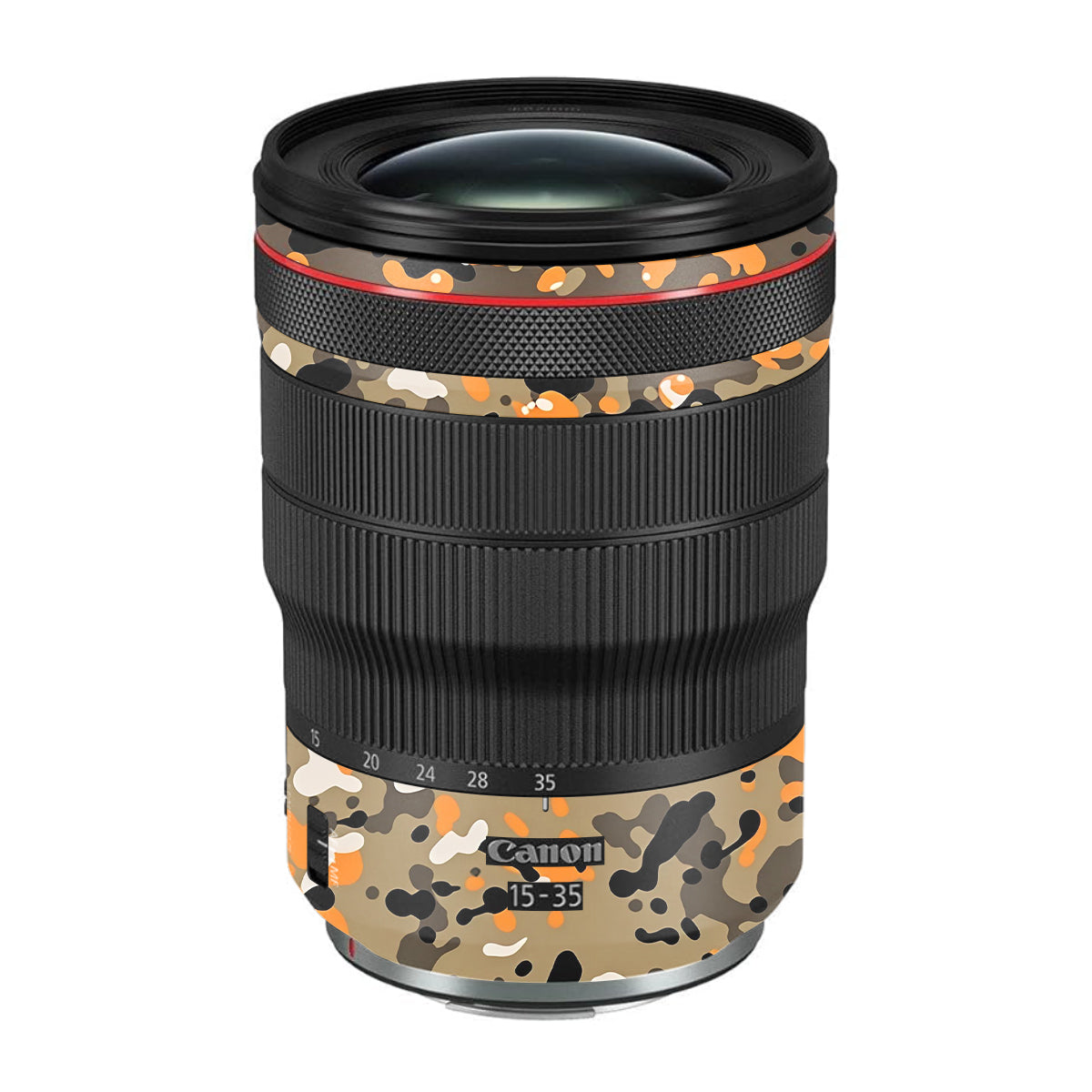 Orange Brown Spot Canon RF 15-35mm F/2.8L USM Camera Lens Skin