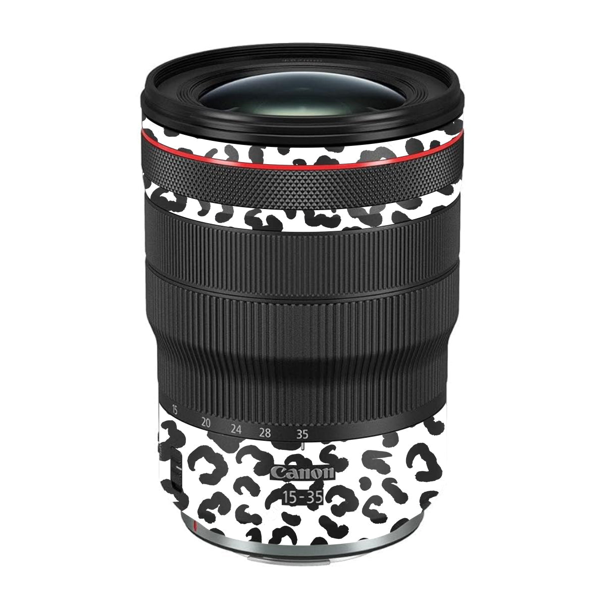White Leopard Canon RF 15-35mm F/2.8L USM Camera Lens Skin