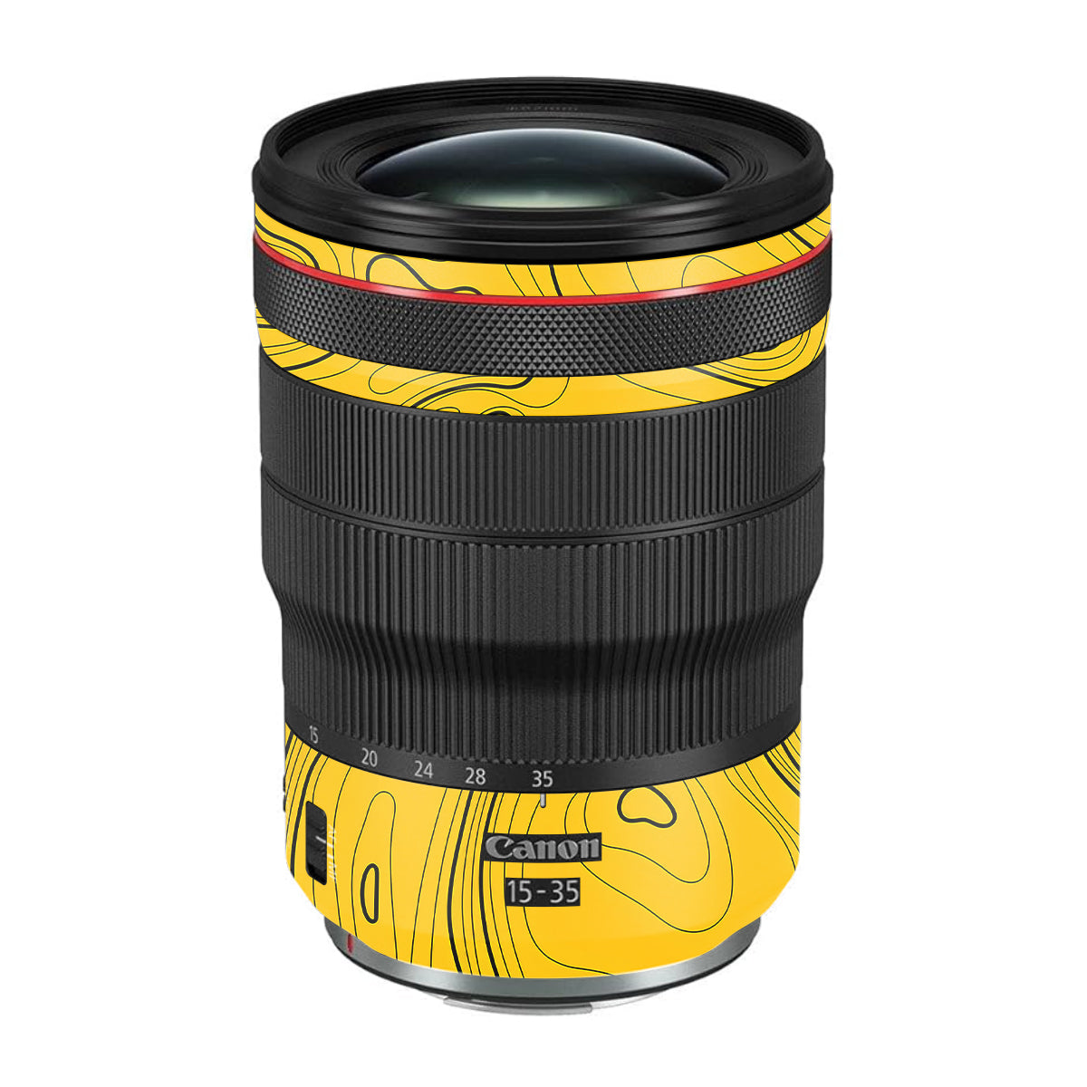 Topographic Map Pattern Canon RF 15-35mm F/2.8L USM Camera Lens Skin