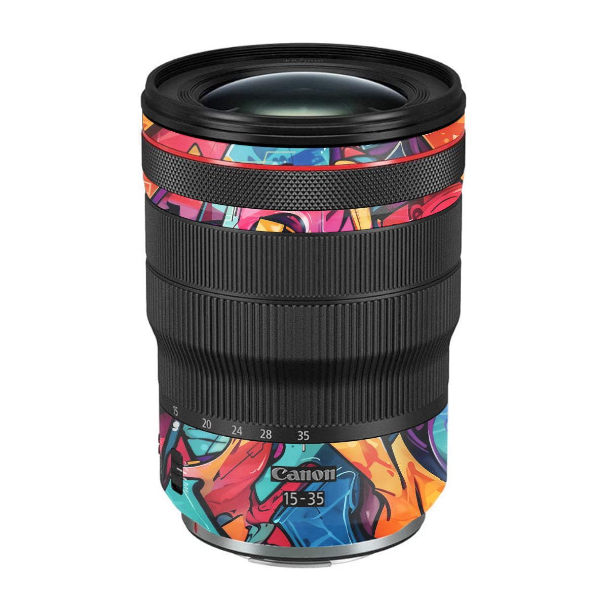 Urban Graffiti Explosion Canon RF 15-35mm F/2.8L USM Camera Lens Skin