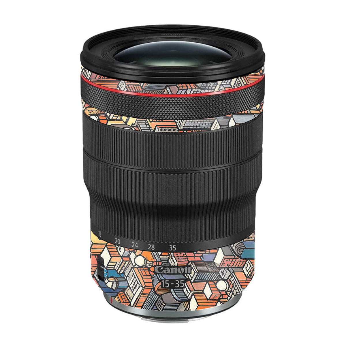 Isometric Cityscape Canon RF 15-35mm F/2.8L USM Camera Lens Skin