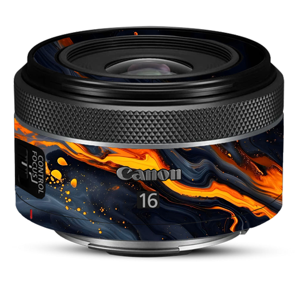 Lava Marble Canon RF 16mm f/2.8 STM Camera Lens Skin