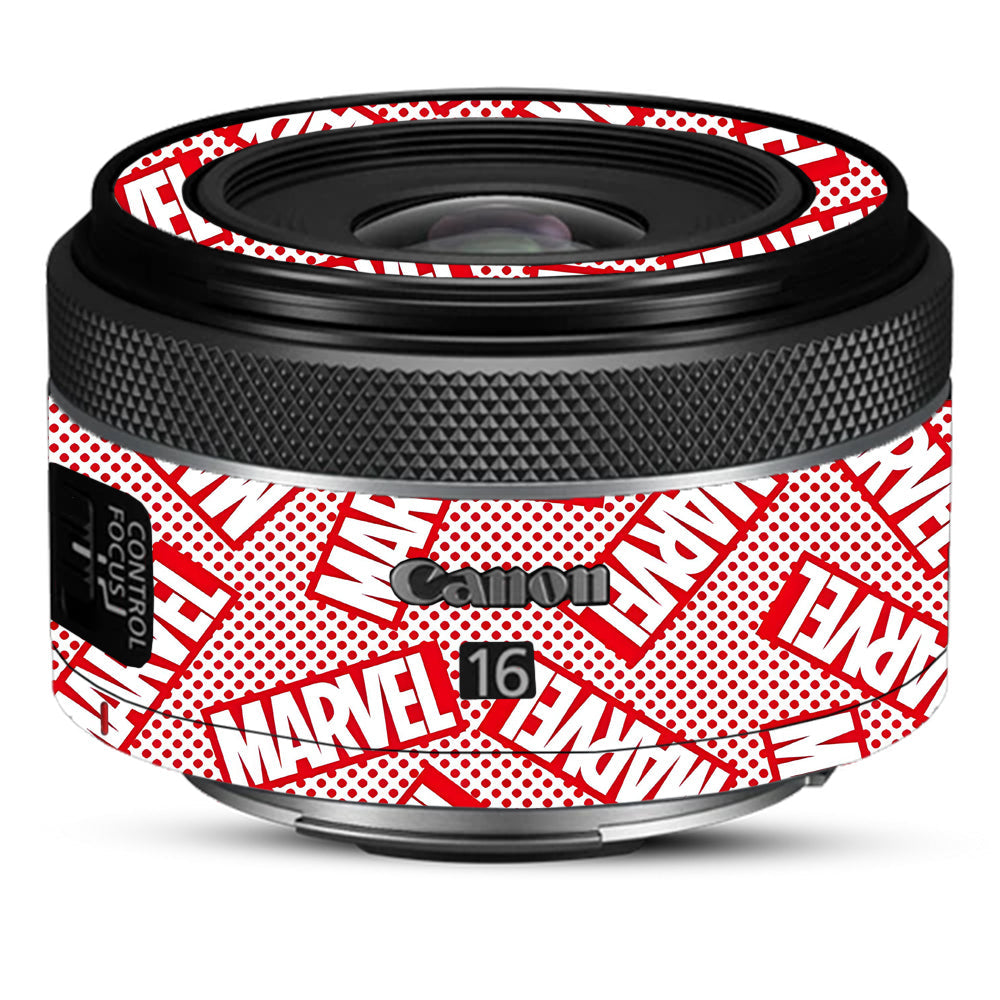 Marvel Comics Canon RF 16mm f/2.8 STM Camera Lens Skin