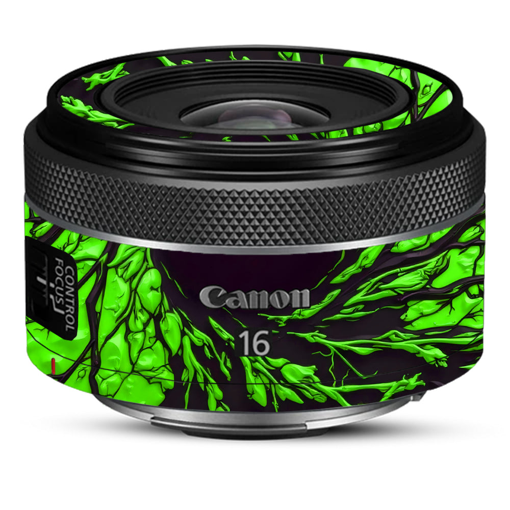 Venom Green Canon RF 16mm f/2.8 STM Camera Lens Skin