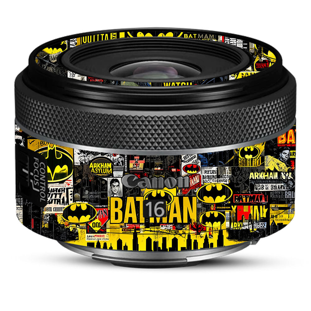 Batman Collage Canon RF 16mm f/2.8 STM Camera Lens Skin