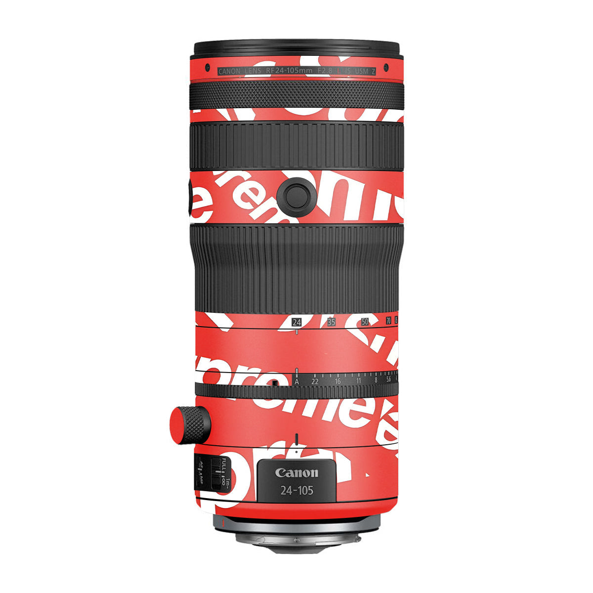 Supreme Red Canon RF 24-105mm F/2.8 L IS USM Z Camera Lens Skin