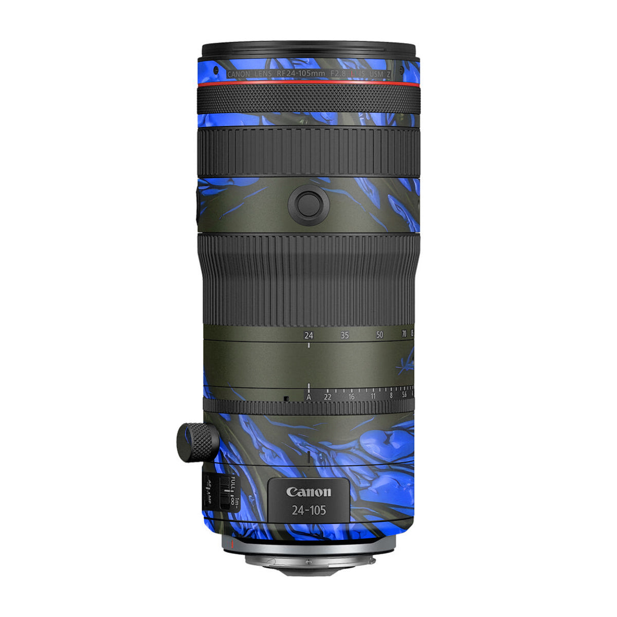 Venom Blue Canon RF 24-105mm F/2.8 L IS USM Z Camera Lens Skin