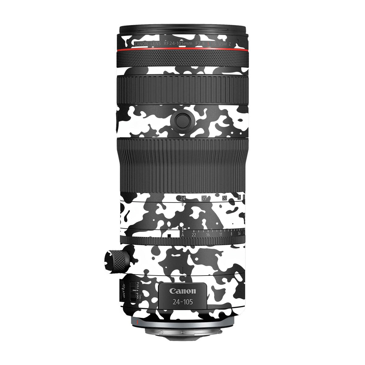 Snow Camo Canon RF 24-105mm F/2.8 L IS USM Z Camera Lens Skin