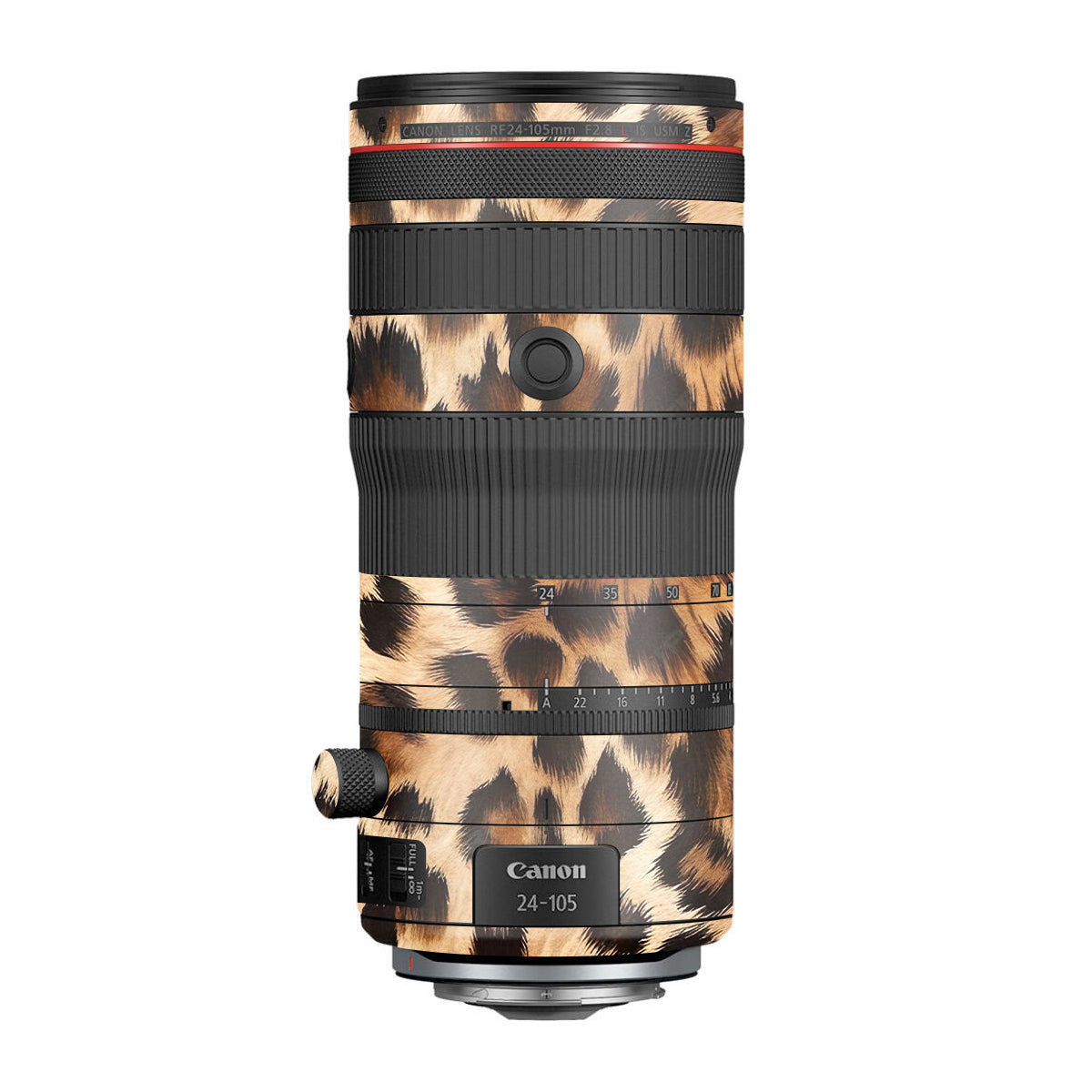 Classic Leopard Spots Canon RF 24-105mm F/2.8 L IS USM Z Camera Lens Skin