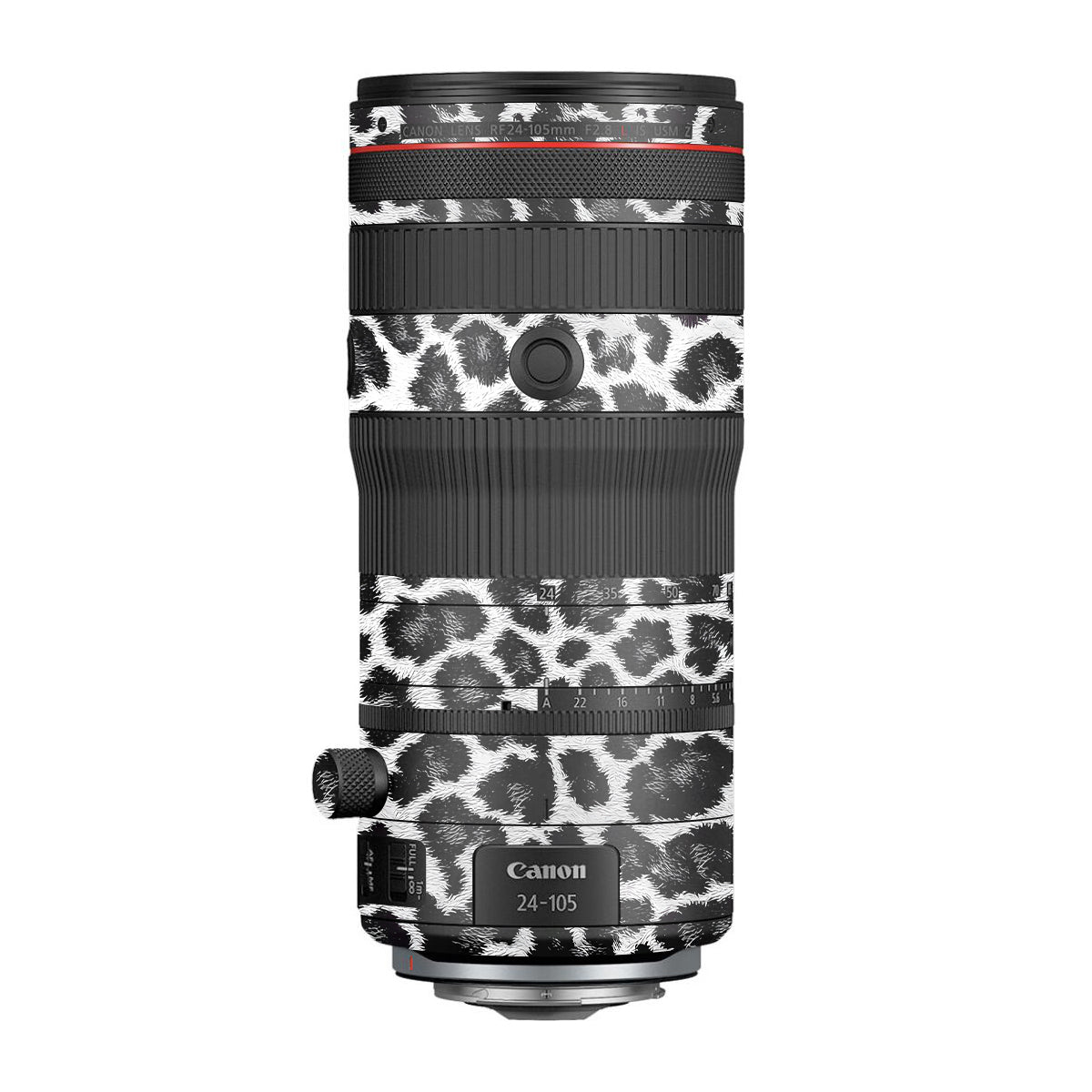 Snow Leopard Spots Canon RF 24-105mm F/2.8 L IS USM Z Camera Lens Skin