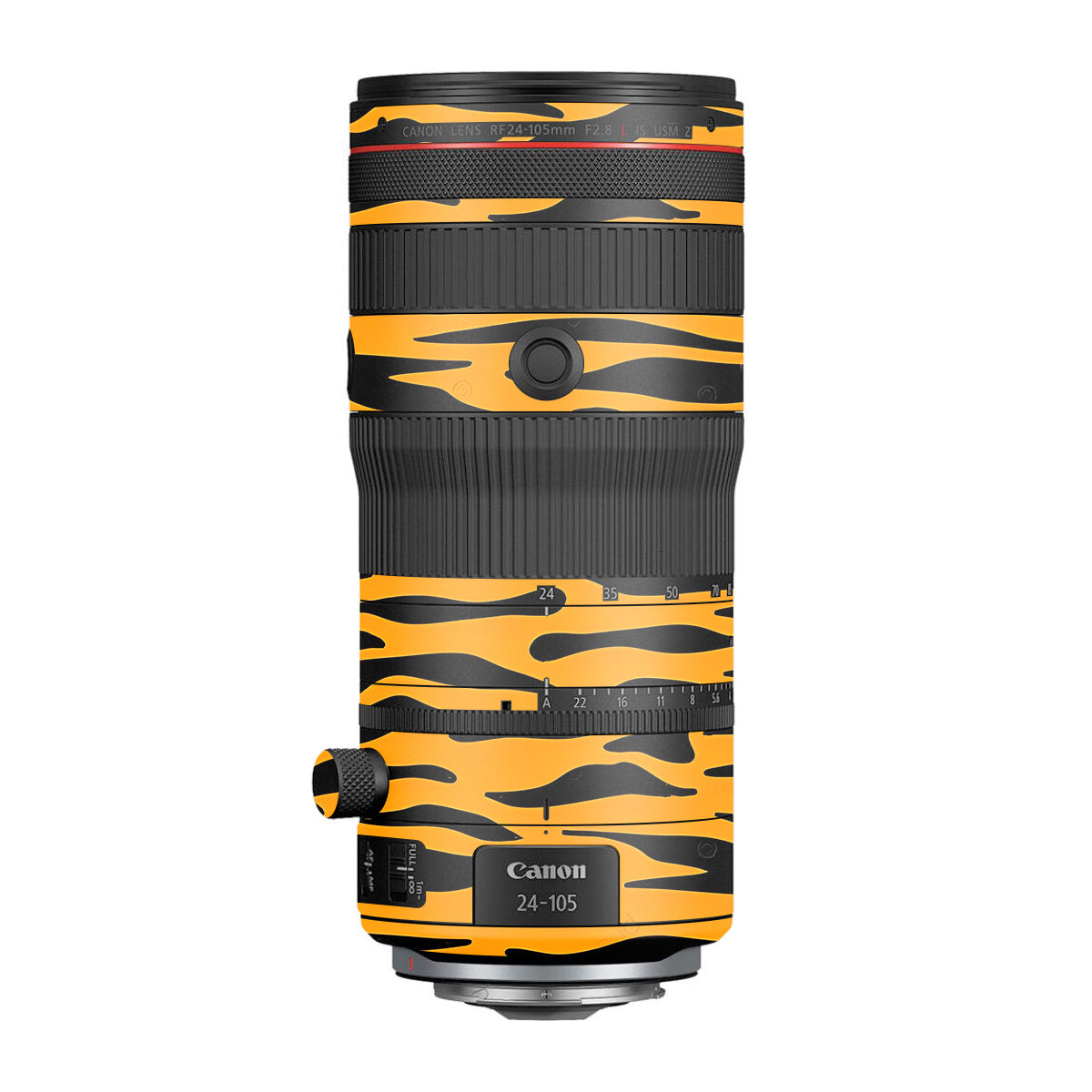 Savanna Tiger Stripes Canon RF 24-105mm F/2.8 L IS USM Z Camera Lens Skin