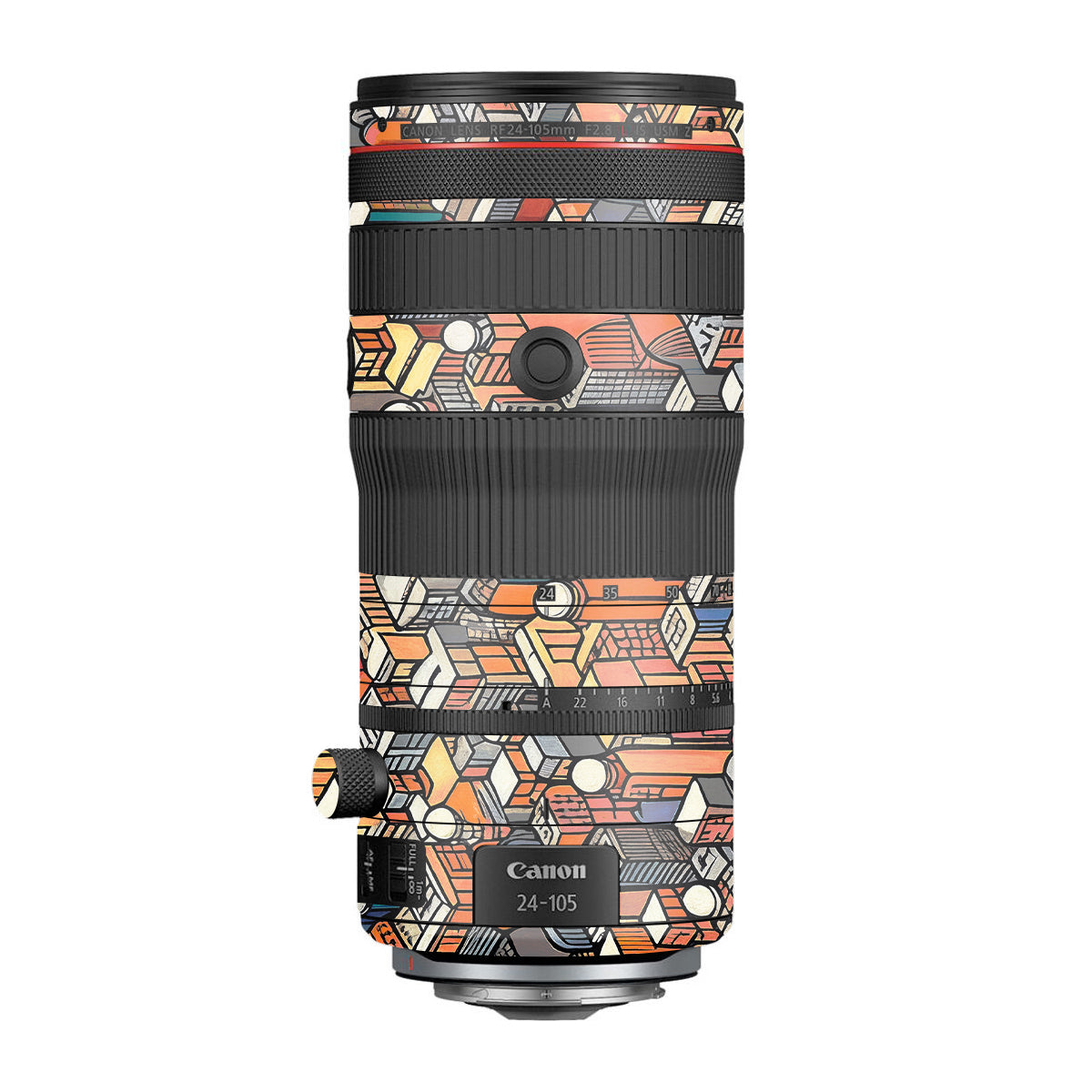 Isometric Cityscape Canon RF 24-105mm F/2.8 L IS USM Z Camera Lens Skin