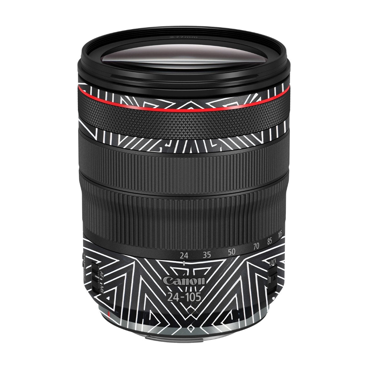 Geometric Pattern Canon EF 24-105mm F/4 L IS Macro USM Camera Lens Skin