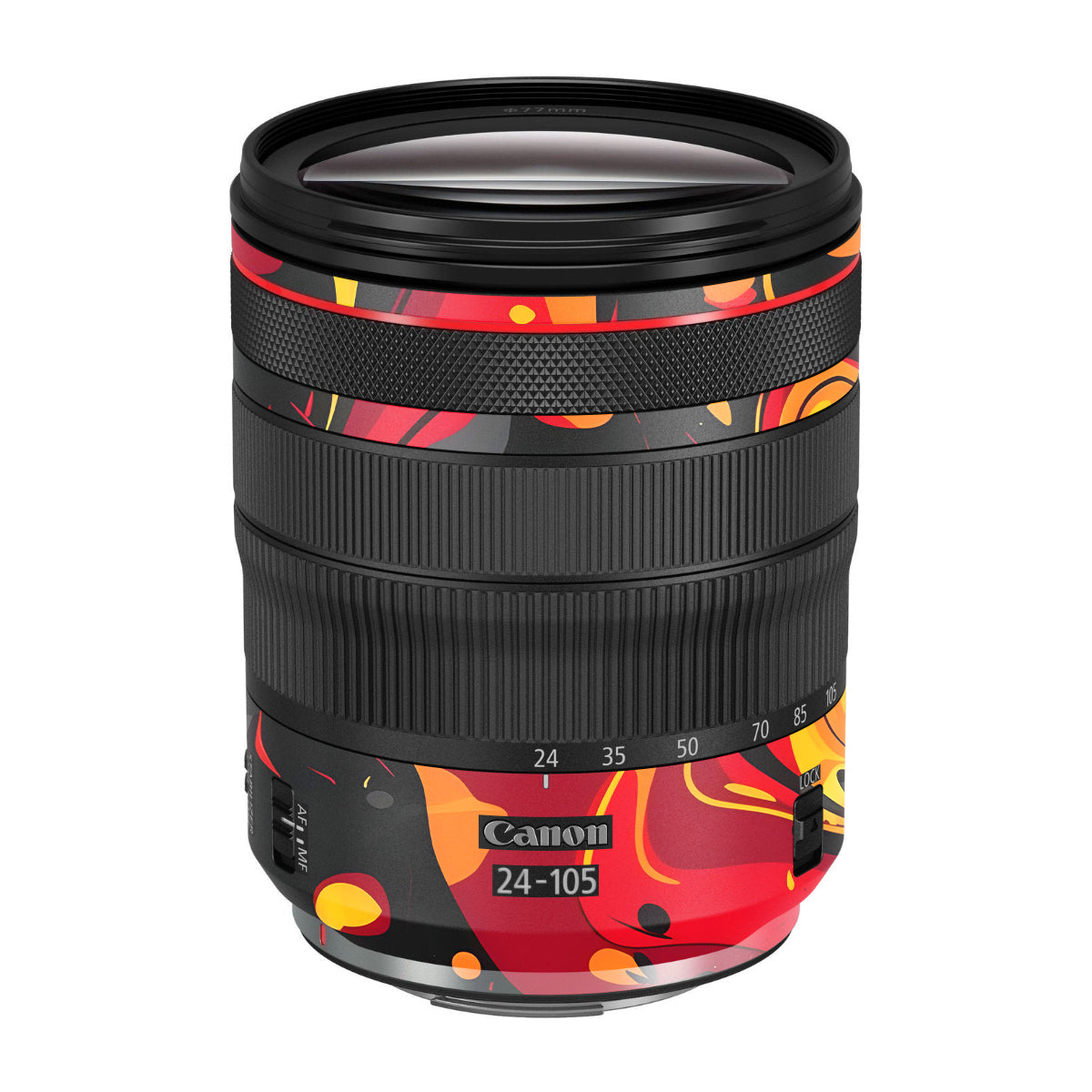 Lava Burst Canon EF 24-105mm F/4 L IS Macro USM Camera Lens Skin