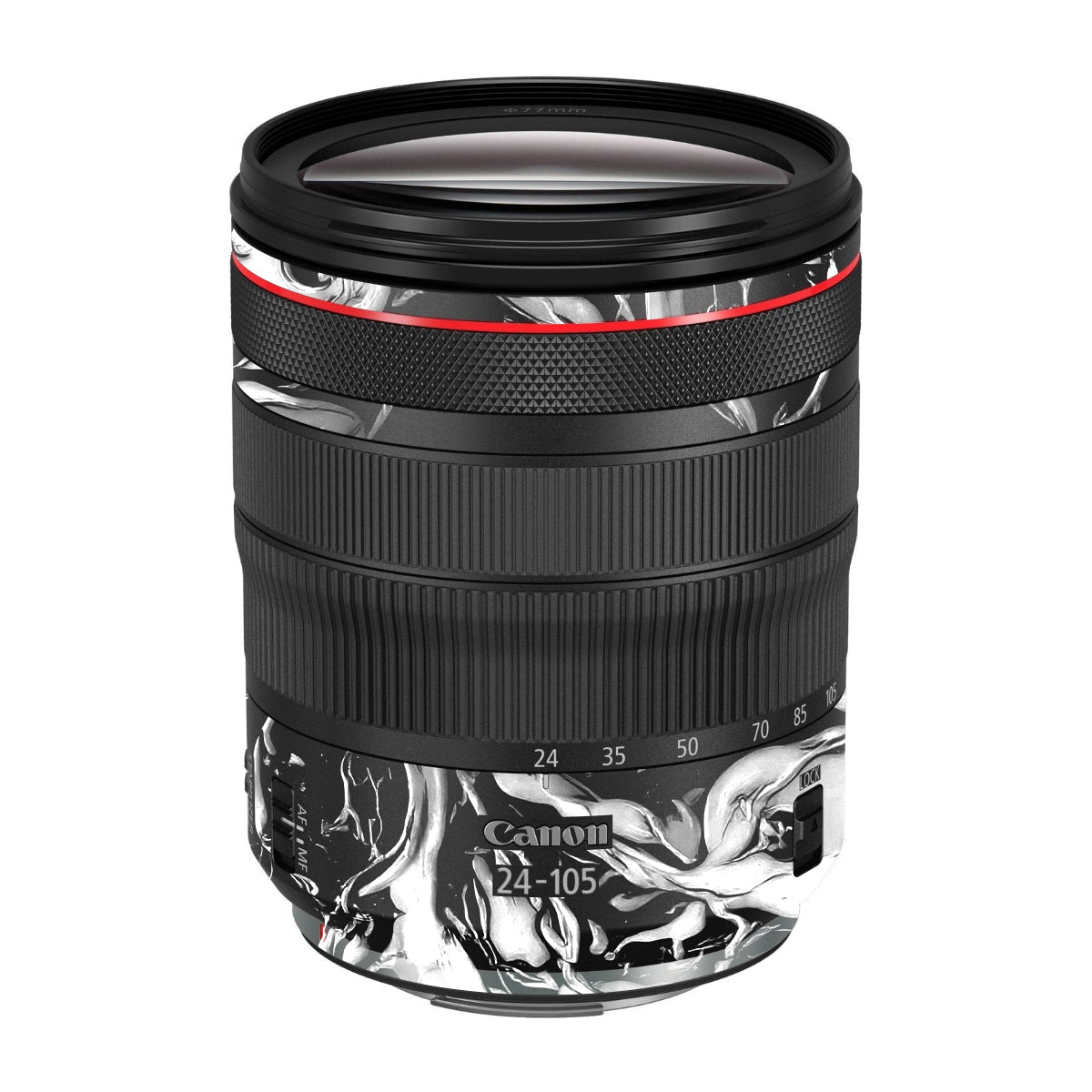 Venom Black Canon EF 24-105mm F/4 L IS Macro USM Camera Lens Skin