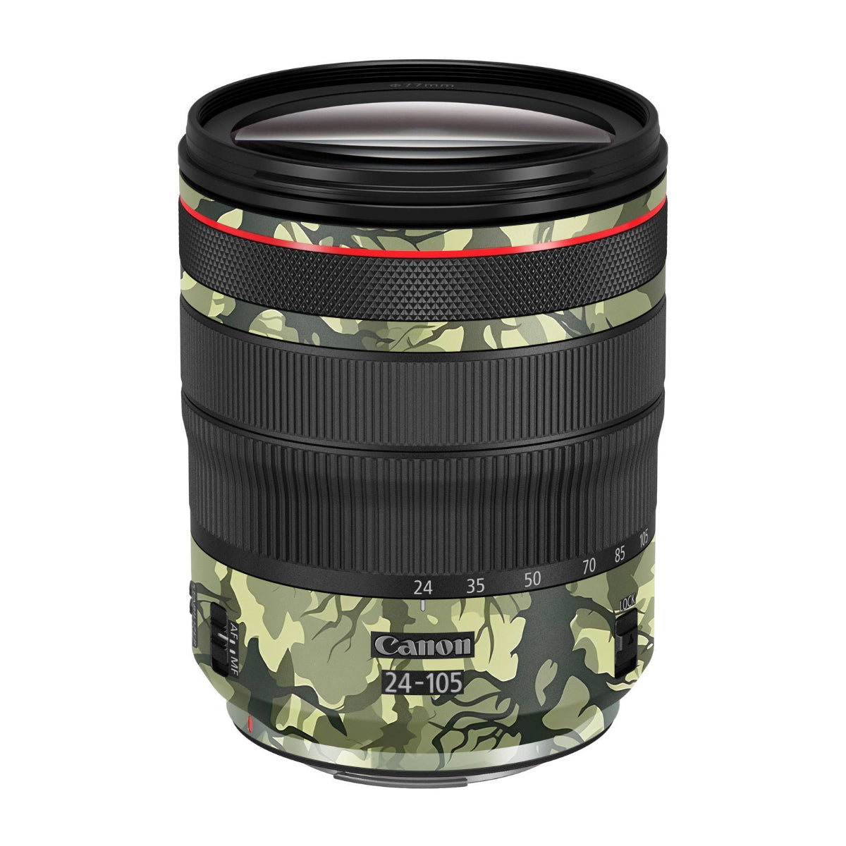 Green Tangled Vines Canon EF 24-105mm F/4 L IS Macro USM Camera Lens Skin