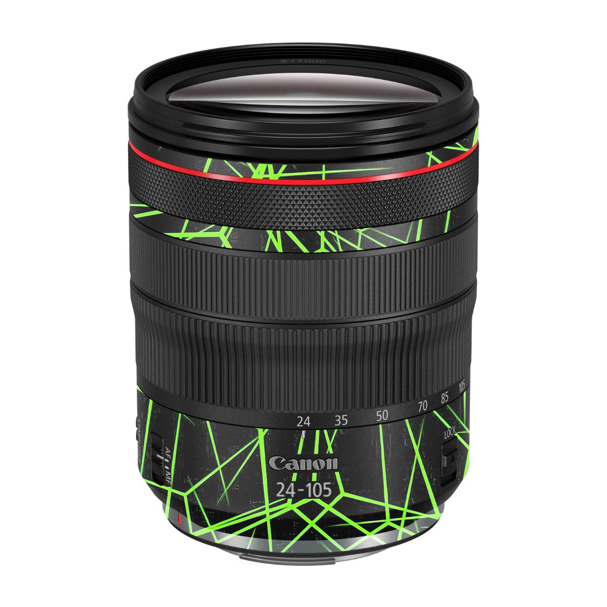 Neon Grid Canon EF 24-105mm F/4 L IS Macro USM Camera Lens Skin
