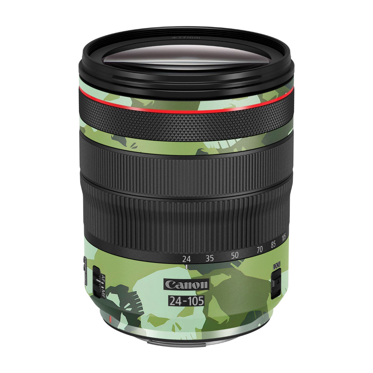 Tropic Camo Canon EF 24-105mm F/4 L IS Macro USM Camera Lens Skin