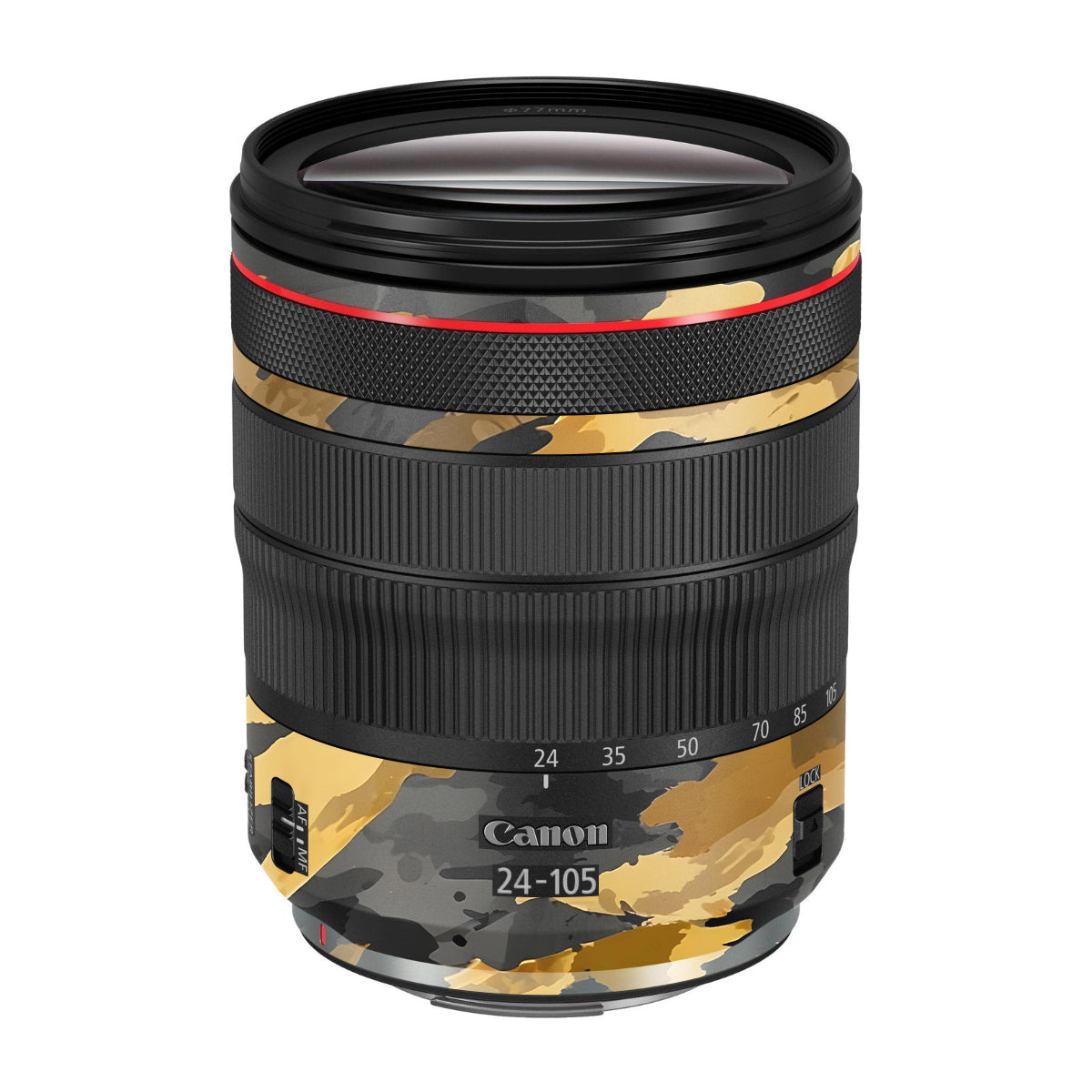 Camo Tiger Blend Canon EF 24-105mm F/4 L IS Macro USM Camera Lens Skin