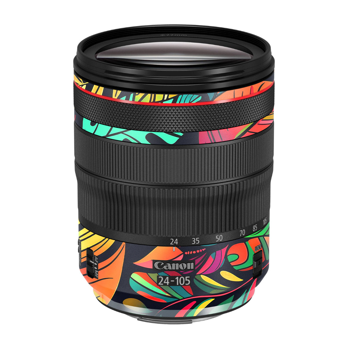 Tropical Jungle Leaves Canon EF 24-105mm F/4 L IS Macro USM Camera Lens Skin