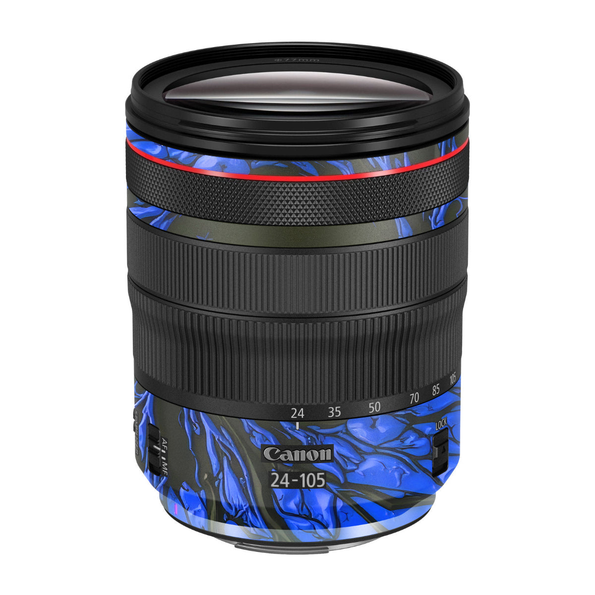 Venom Blue Canon RF 24-105mm F/4 Camera Lens Skin